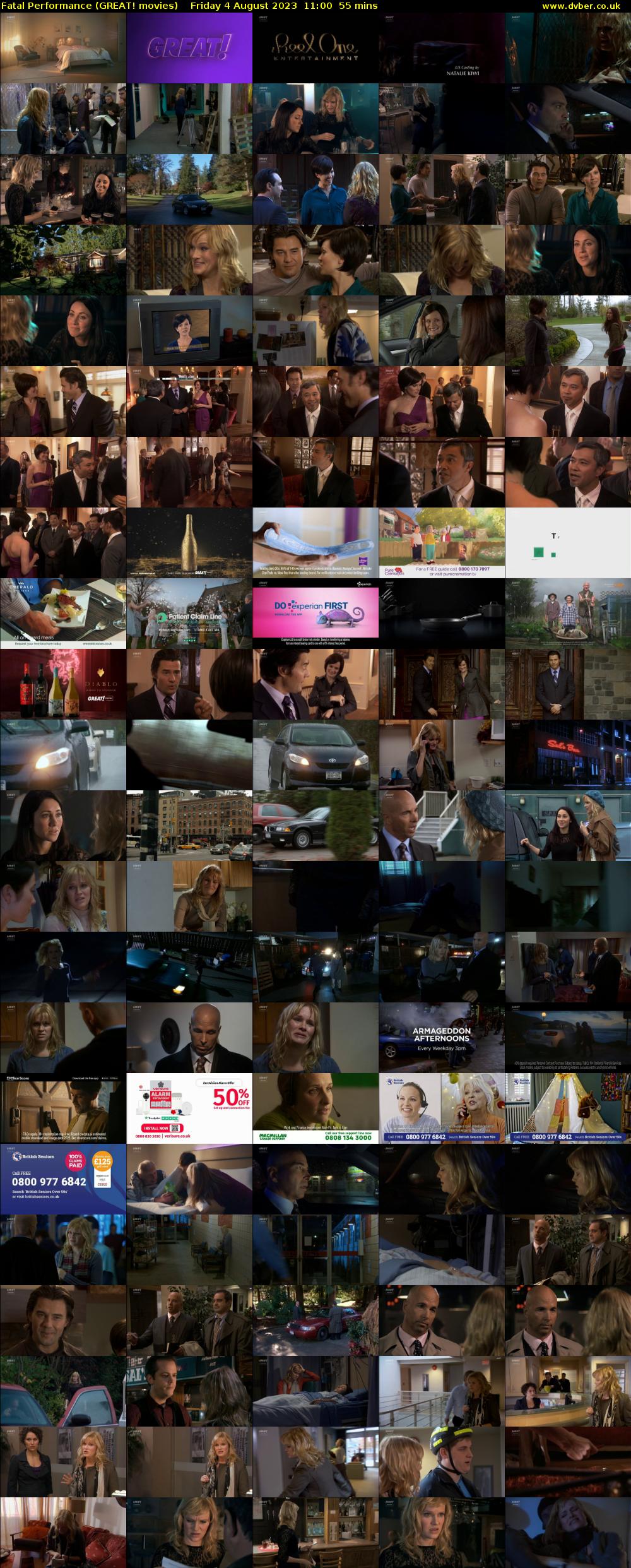 Fatal Performance (GREAT! movies) Friday 4 August 2023 11:00 - 11:55