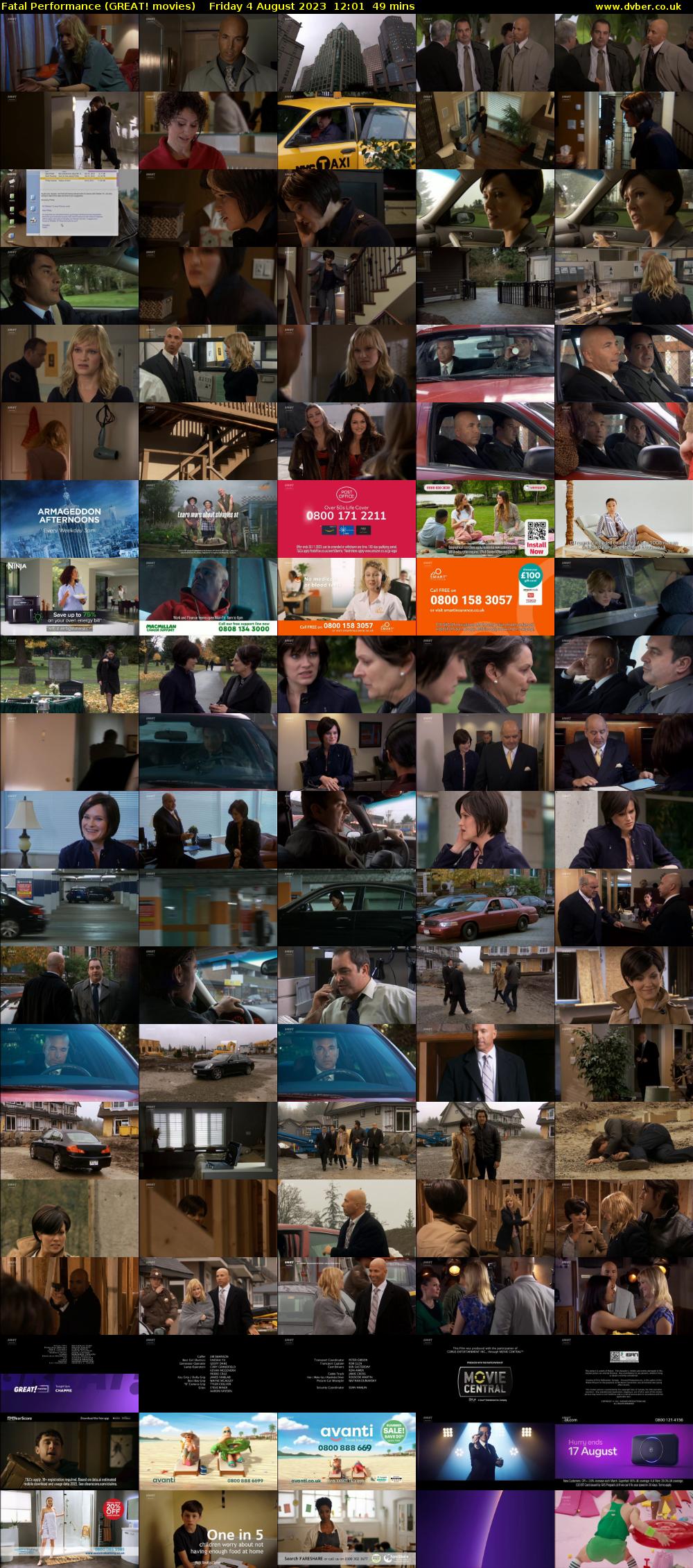 Fatal Performance (GREAT! movies) Friday 4 August 2023 12:01 - 12:50