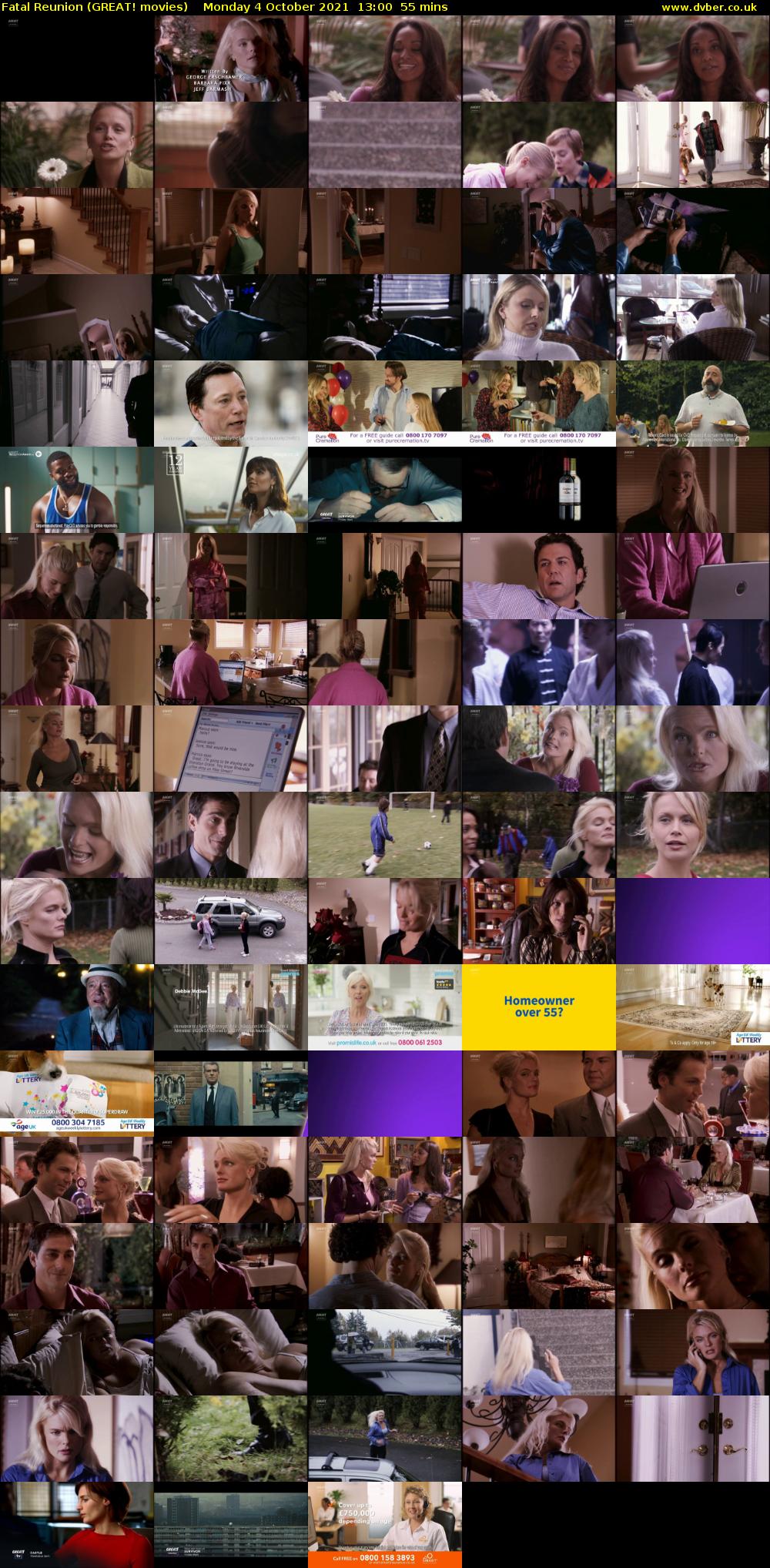 Fatal Reunion (GREAT! movies) Monday 4 October 2021 13:00 - 13:55
