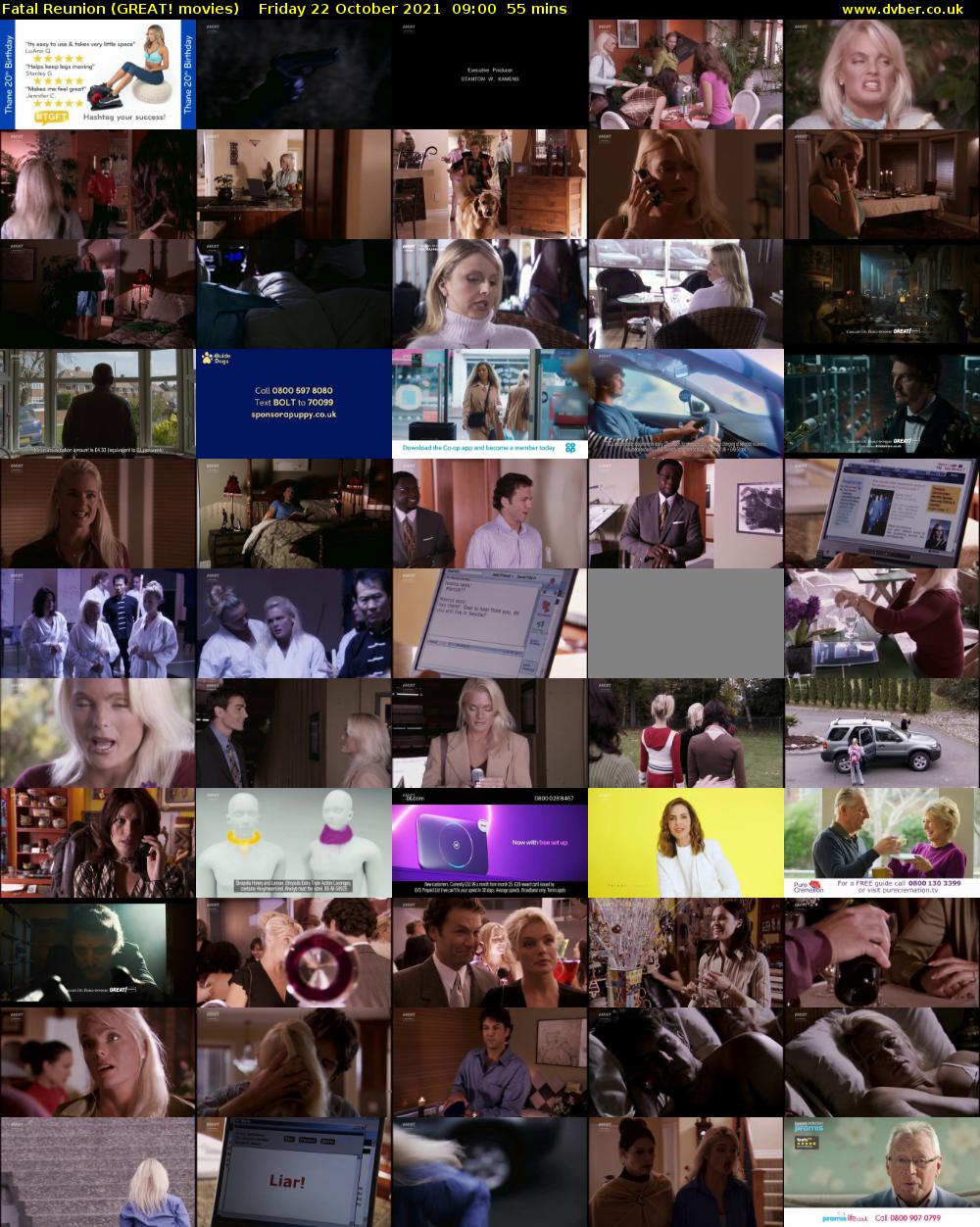 Fatal Reunion (GREAT! movies) Friday 22 October 2021 09:00 - 09:55