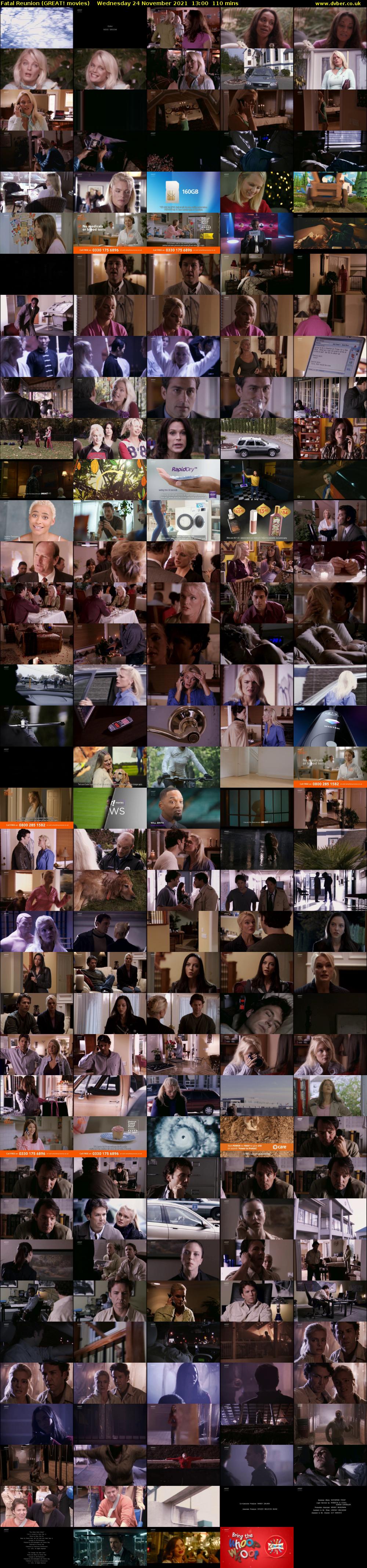 Fatal Reunion (GREAT! movies) Wednesday 24 November 2021 13:00 - 14:50