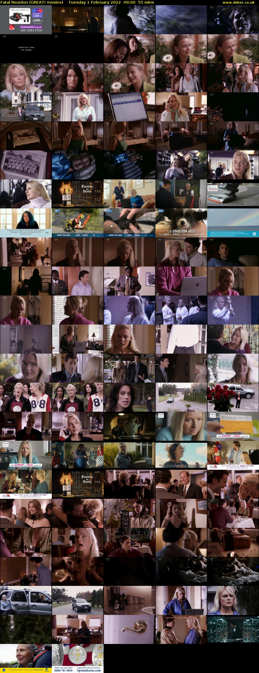 Fatal Reunion (GREAT! movies) Tuesday 1 February 2022 09:00 - 09:55