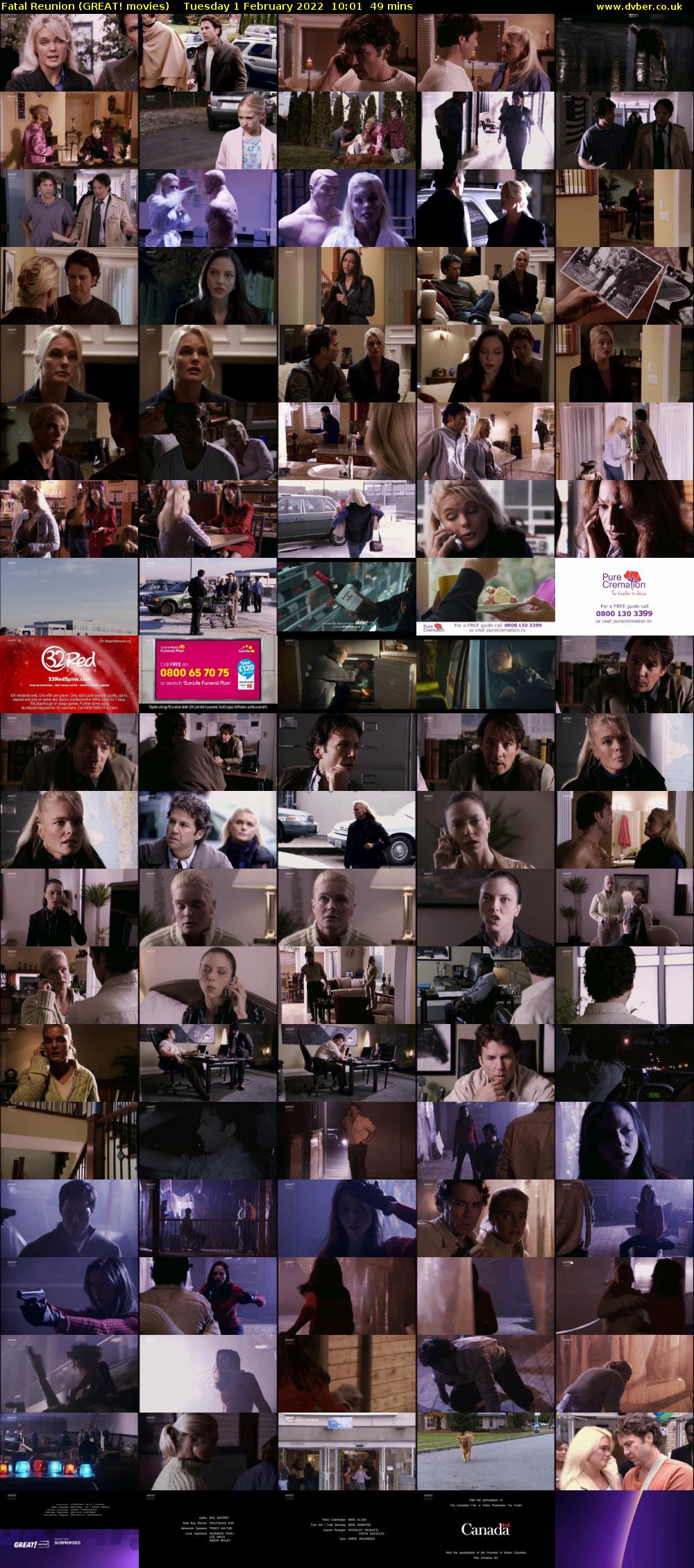Fatal Reunion (GREAT! movies) Tuesday 1 February 2022 10:01 - 10:50