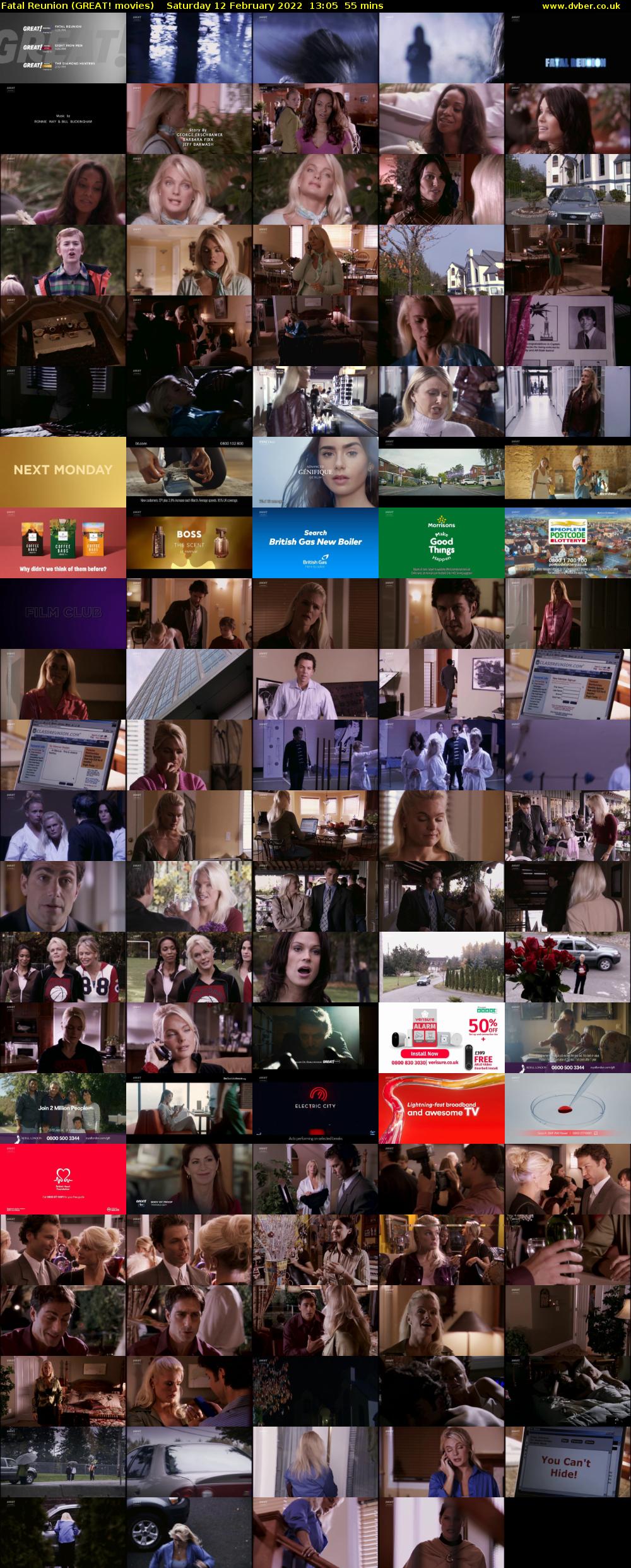 Fatal Reunion (GREAT! movies) Saturday 12 February 2022 13:05 - 14:00