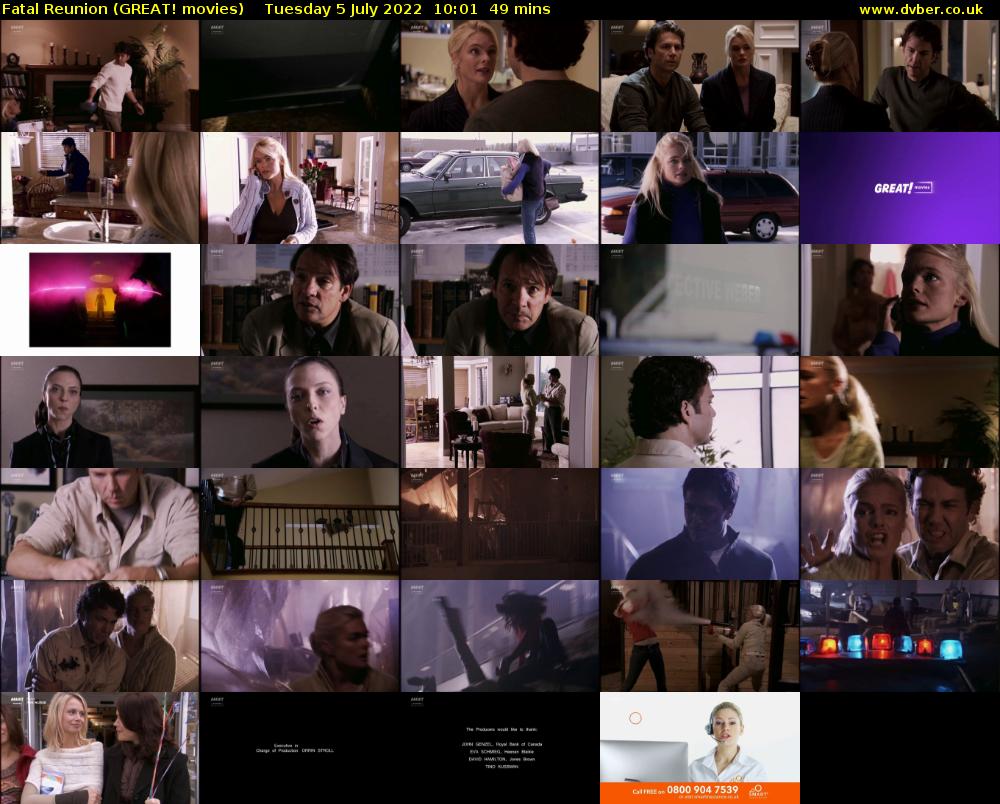 Fatal Reunion (GREAT! movies) Tuesday 5 July 2022 10:01 - 10:50
