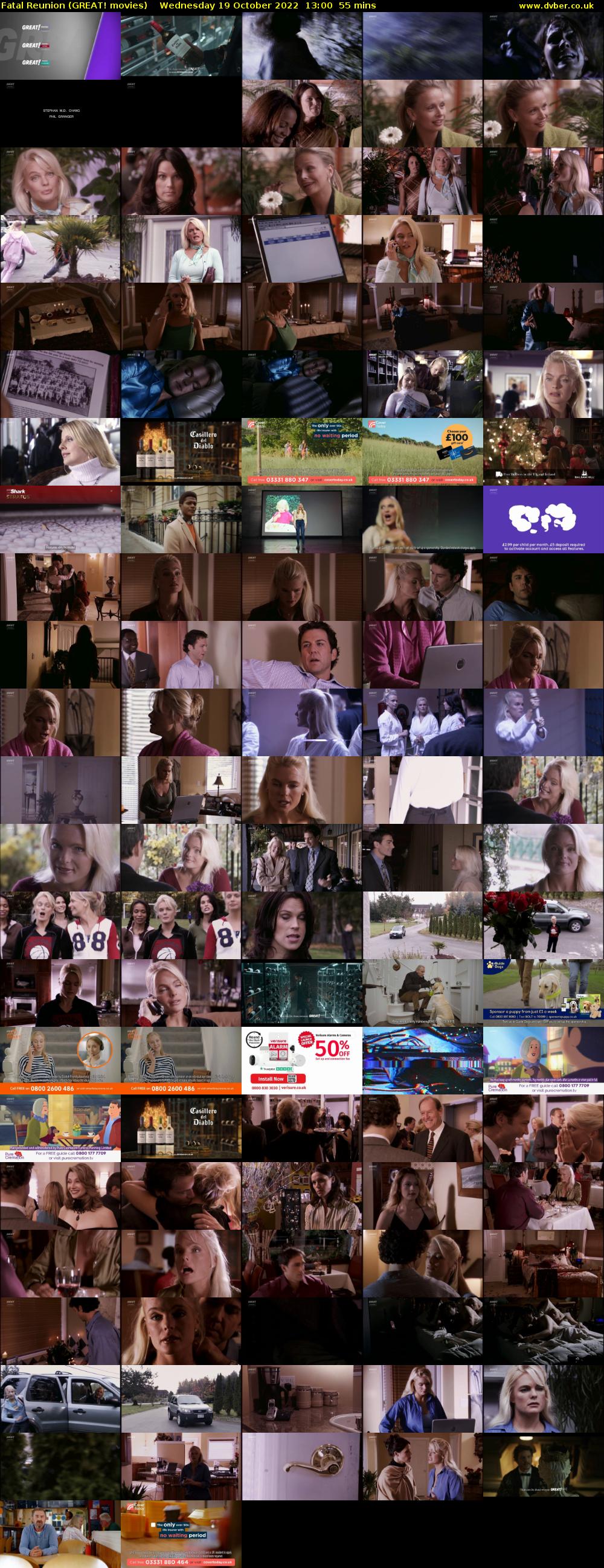 Fatal Reunion (GREAT! movies) Wednesday 19 October 2022 13:00 - 13:55