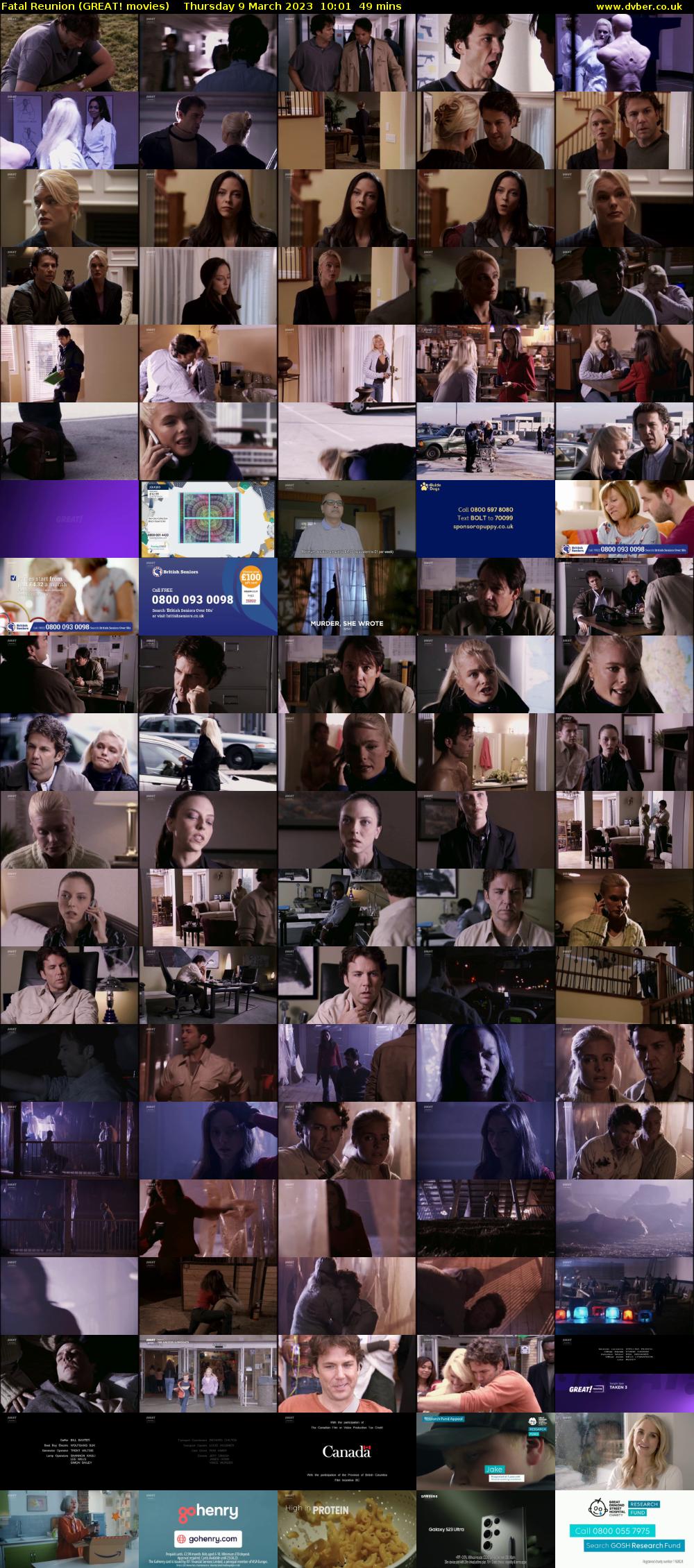 Fatal Reunion (GREAT! movies) Thursday 9 March 2023 10:01 - 10:50
