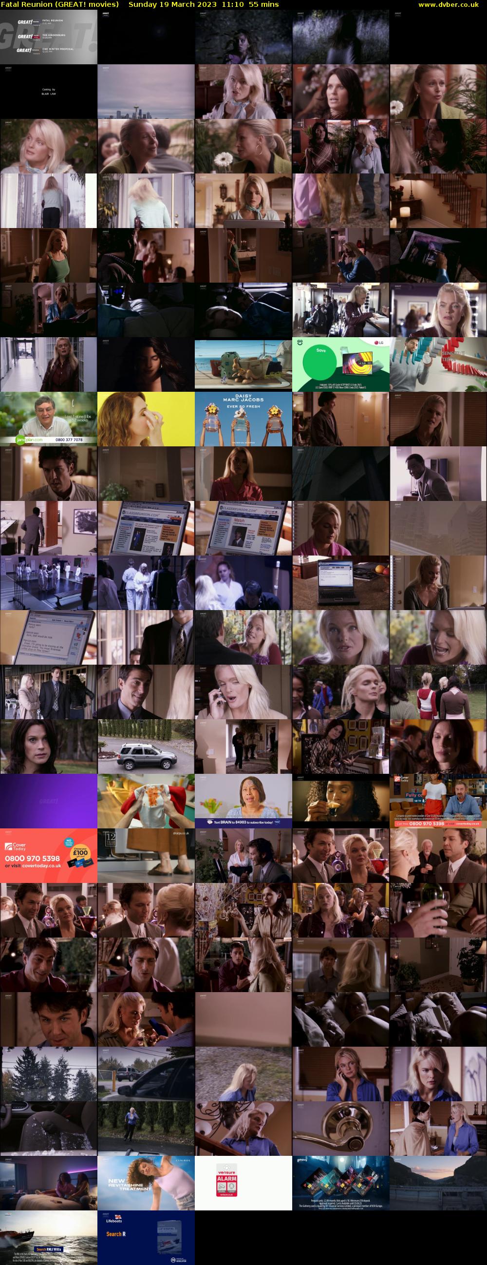 Fatal Reunion (GREAT! movies) Sunday 19 March 2023 11:10 - 12:05