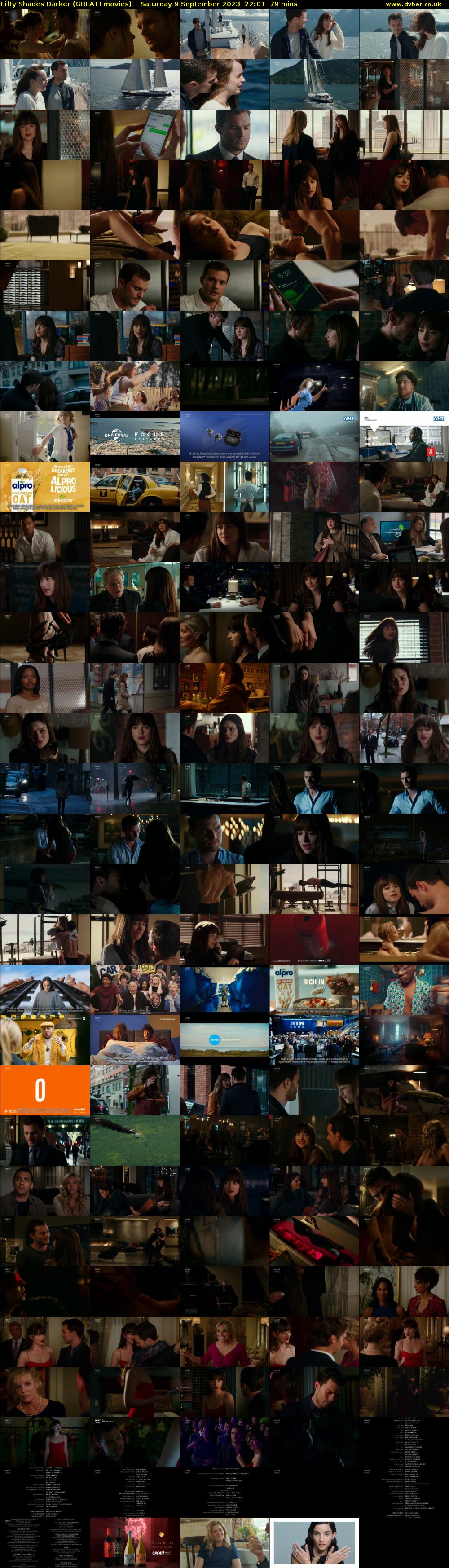 Fifty Shades Darker (GREAT! movies) Saturday 9 September 2023 22:01 - 23:20