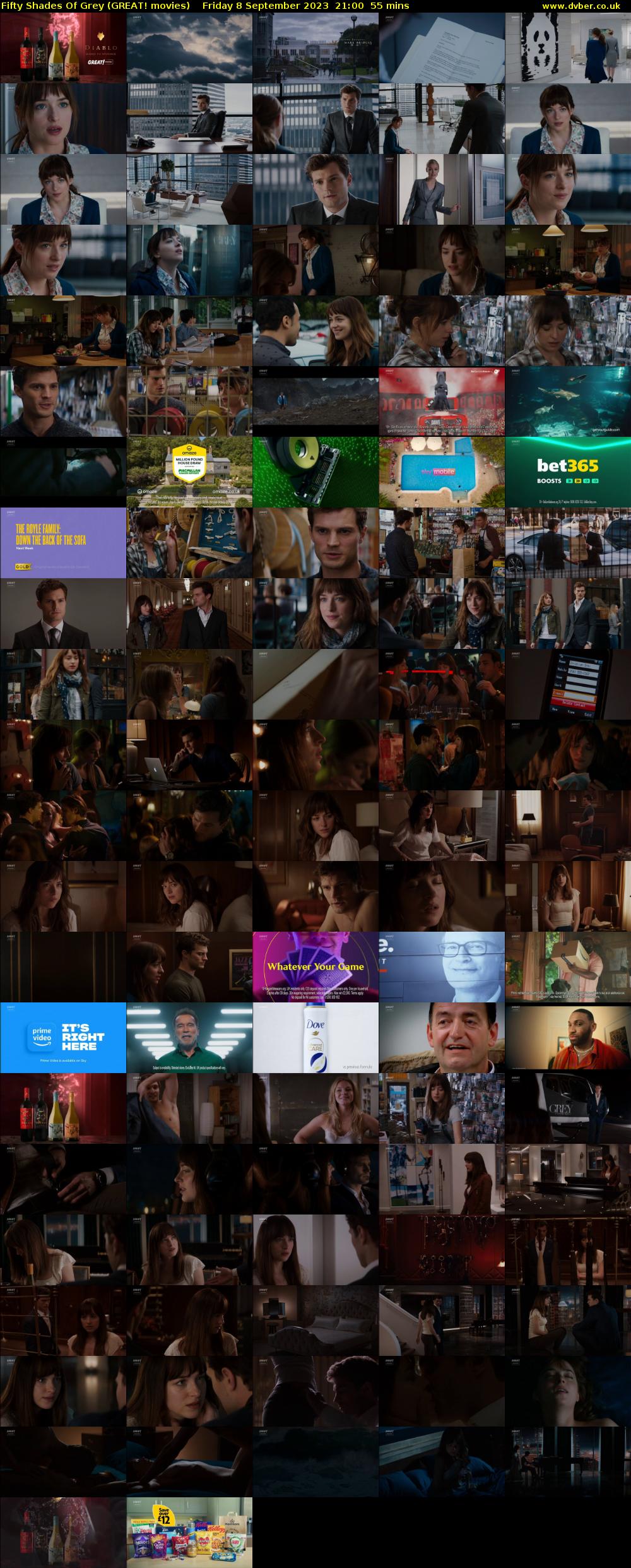 Fifty Shades Of Grey (GREAT! movies) Friday 8 September 2023 21:00 - 21:55