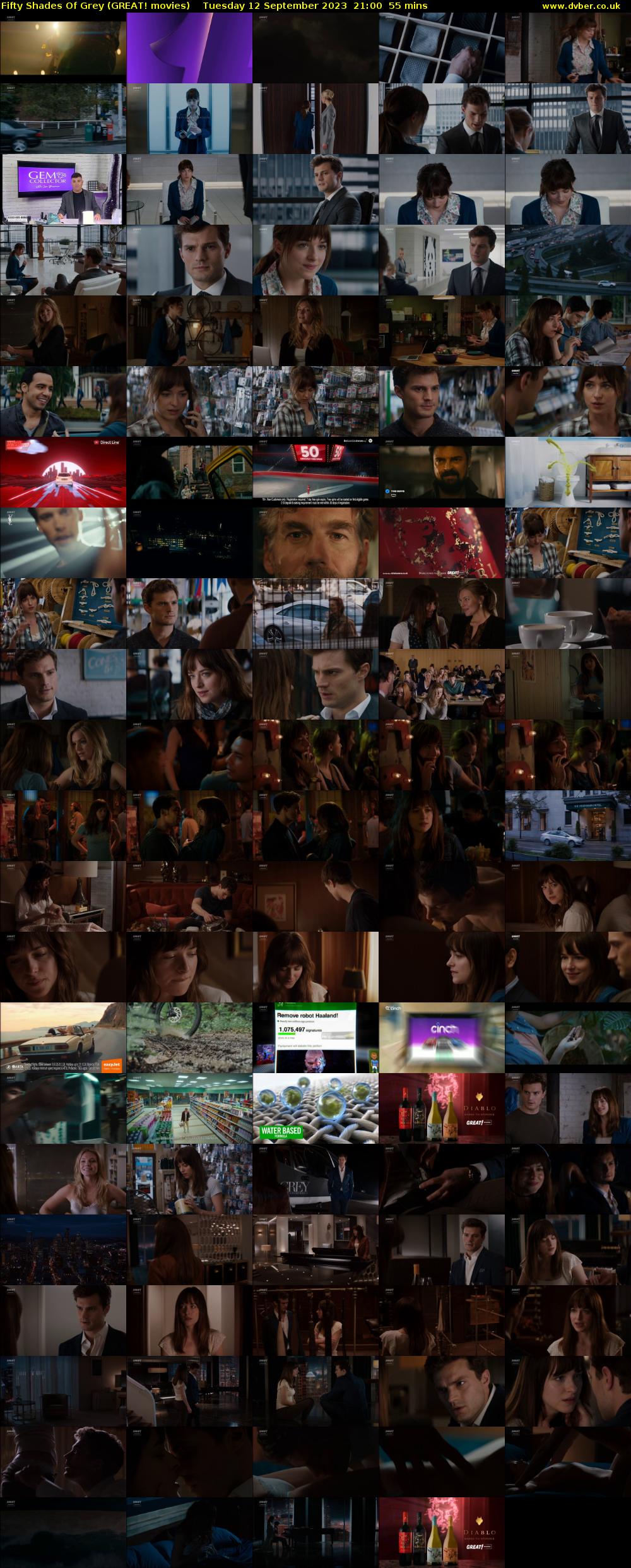 Fifty Shades Of Grey (GREAT! movies) Tuesday 12 September 2023 21:00 - 21:55