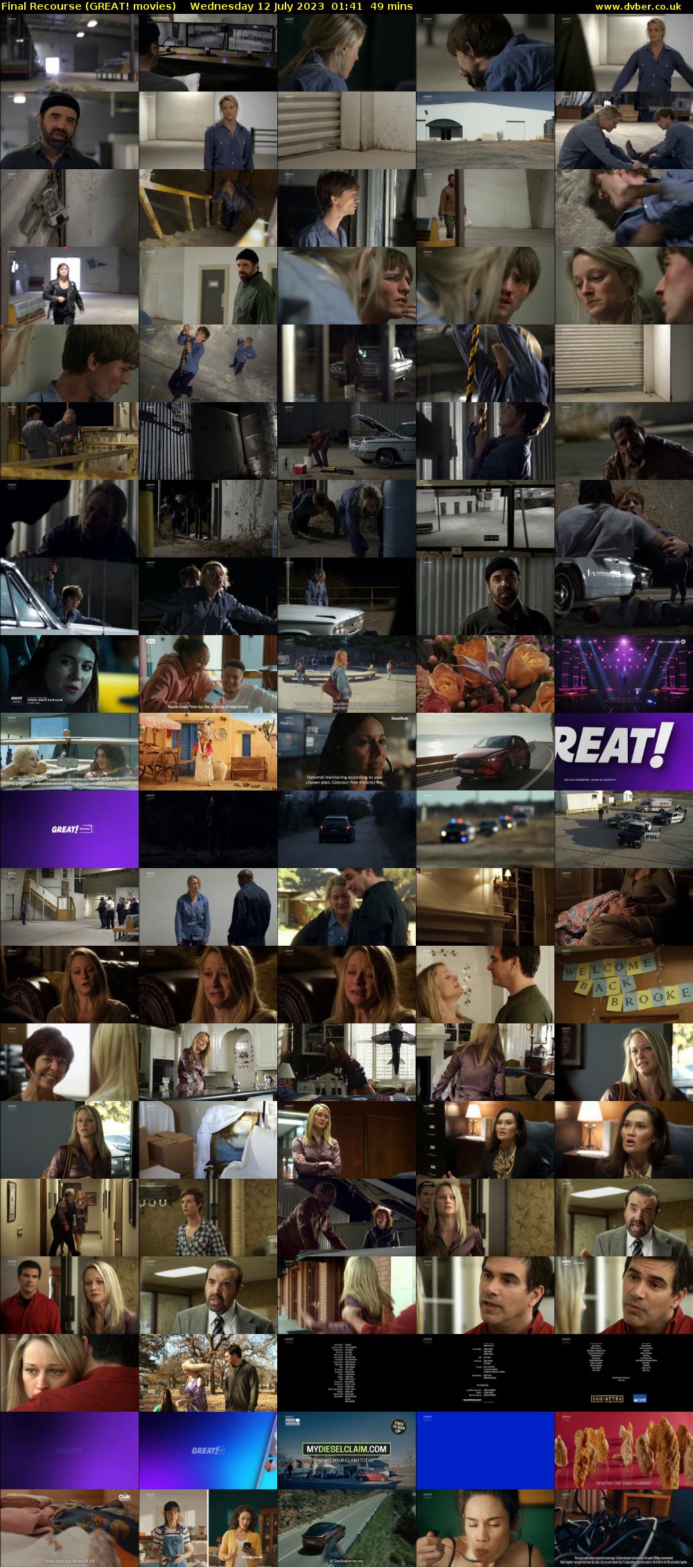 Final Recourse (GREAT! movies) Wednesday 12 July 2023 01:41 - 02:30