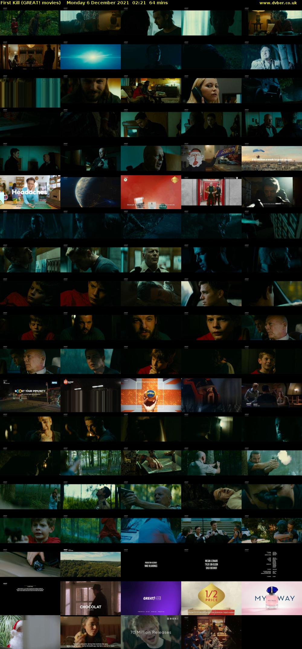 First Kill (GREAT! movies) Monday 6 December 2021 02:21 - 03:25