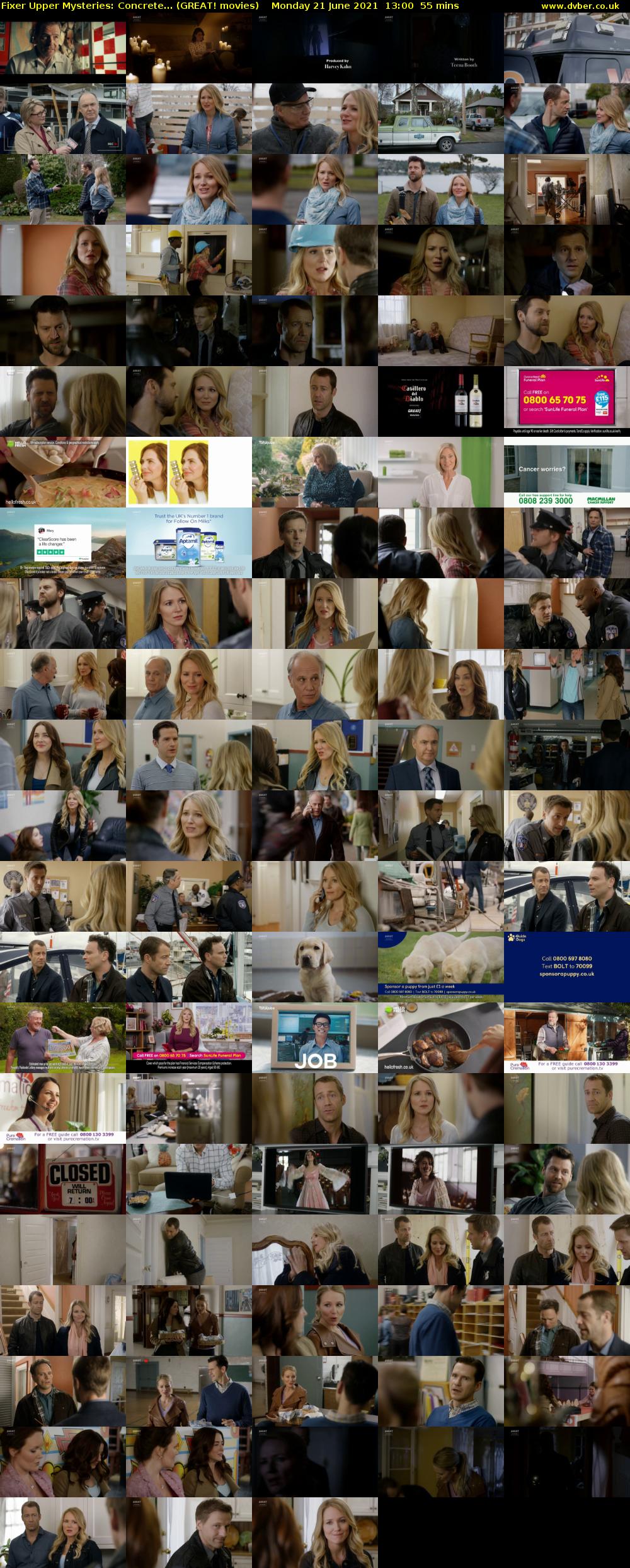 Fixer Upper Mysteries: Concrete... (GREAT! movies) Monday 21 June 2021 13:00 - 13:55