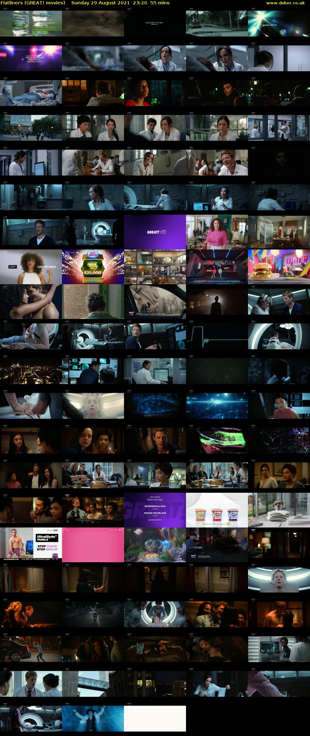 Flatliners (GREAT! movies) Sunday 29 August 2021 23:20 - 00:15
