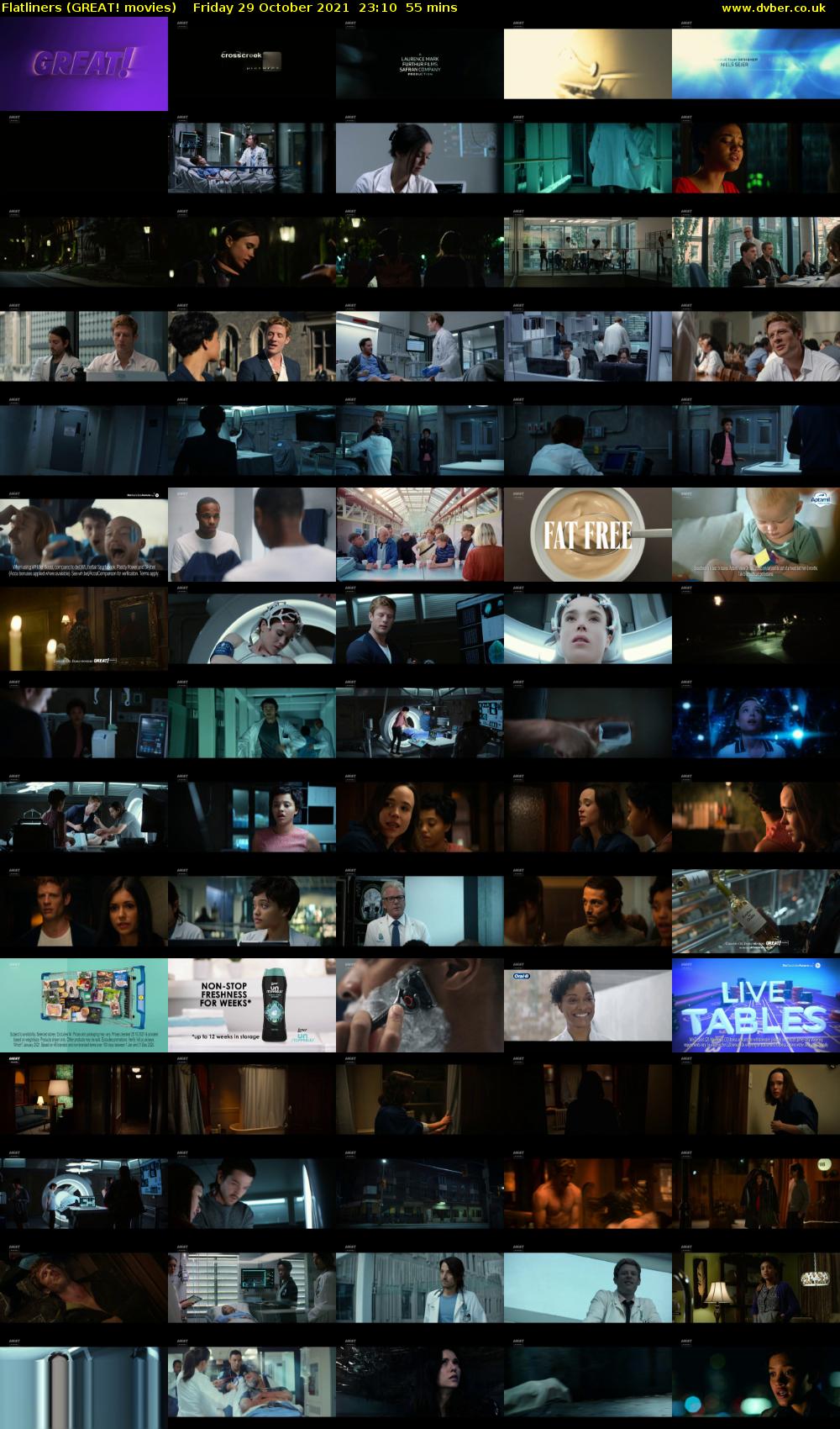 Flatliners (GREAT! movies) Friday 29 October 2021 23:10 - 00:05