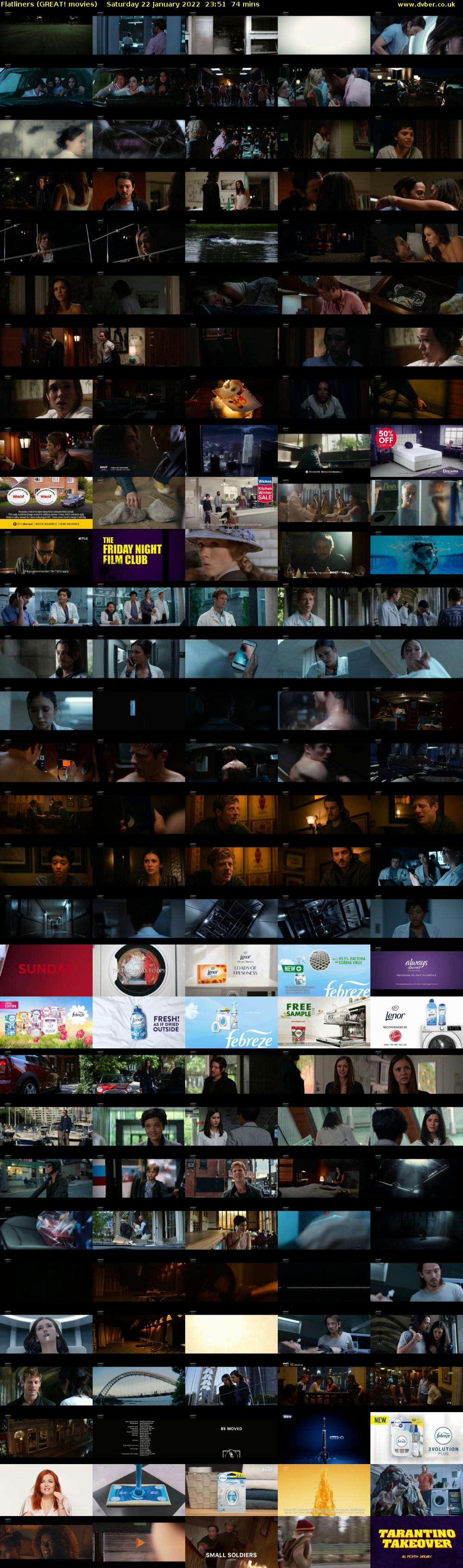 Flatliners (GREAT! movies) Saturday 22 January 2022 23:51 - 01:05