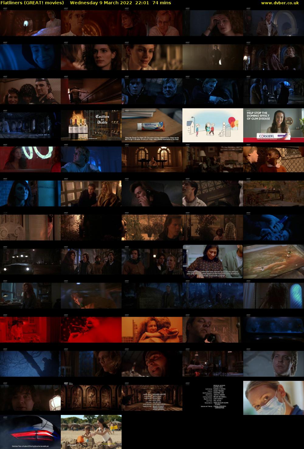 Flatliners (GREAT! movies) Wednesday 9 March 2022 22:01 - 23:15