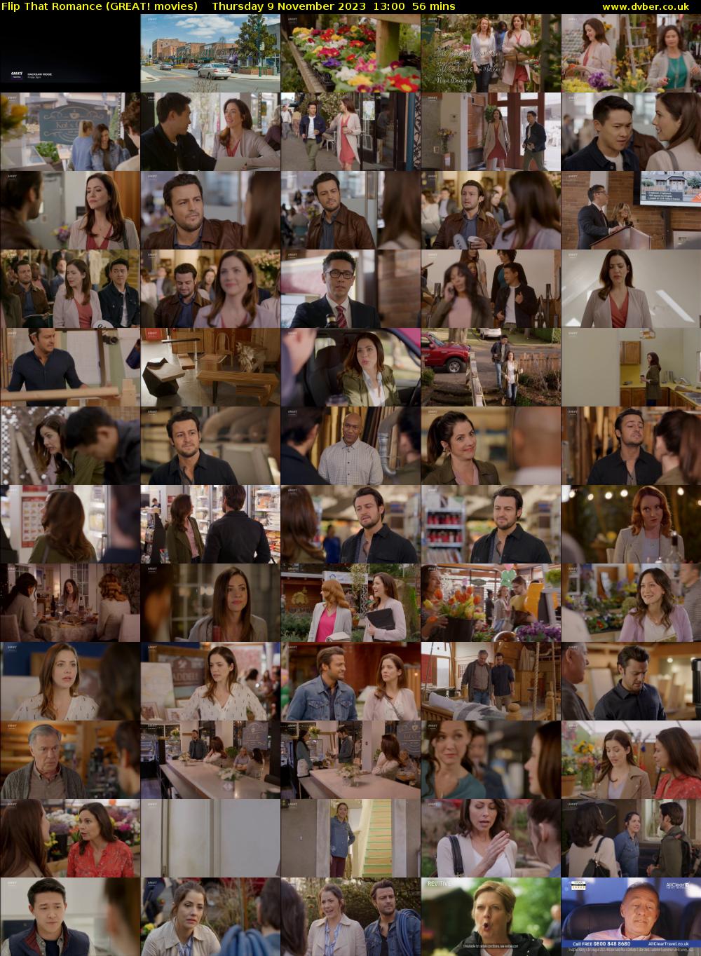 Flip That Romance (GREAT! movies) Thursday 9 November 2023 13:00 - 13:56
