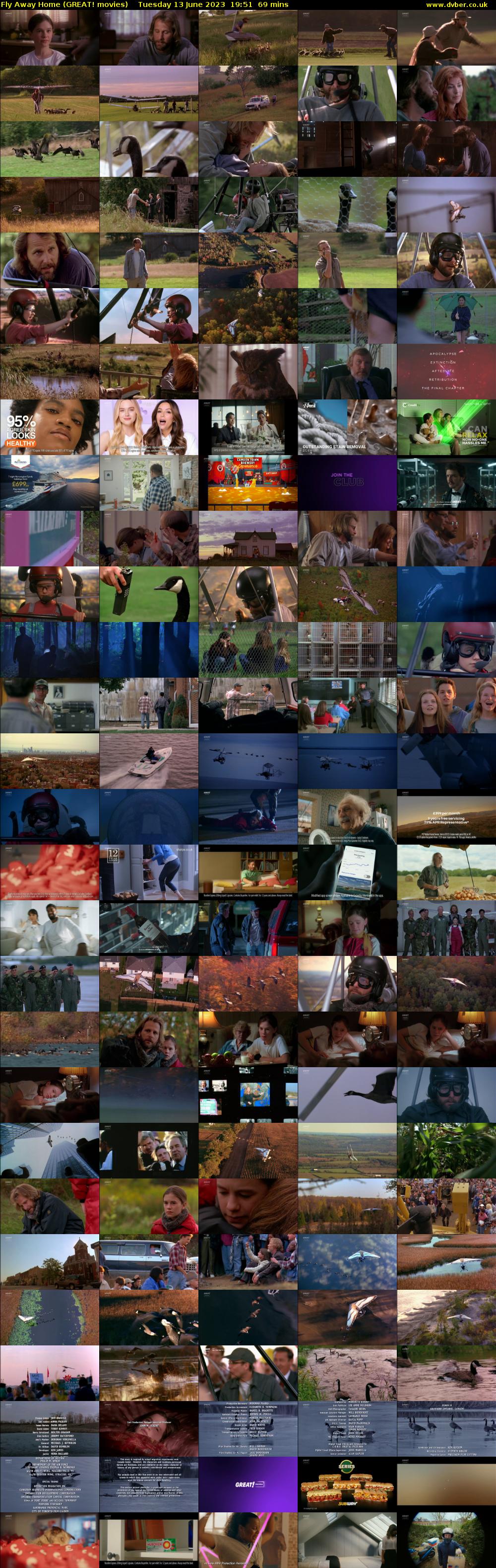 Fly Away Home (GREAT! movies) Tuesday 13 June 2023 19:51 - 21:00