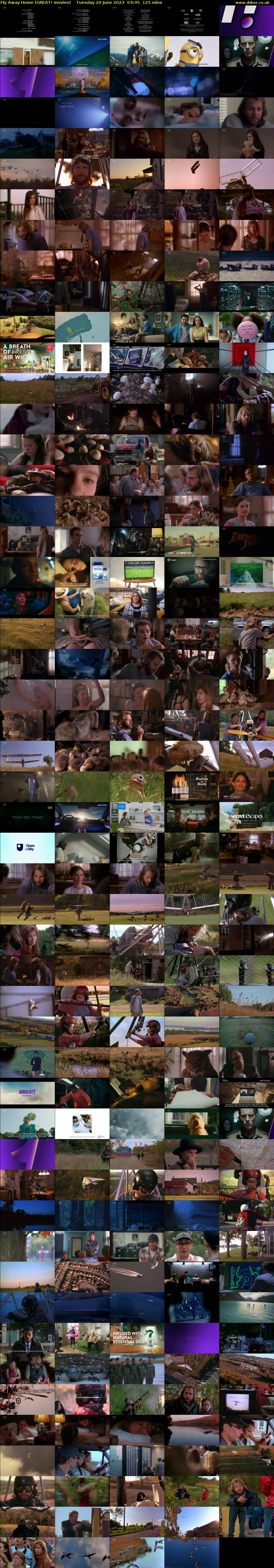 Fly Away Home (GREAT! movies) Tuesday 20 June 2023 03:45 - 05:50