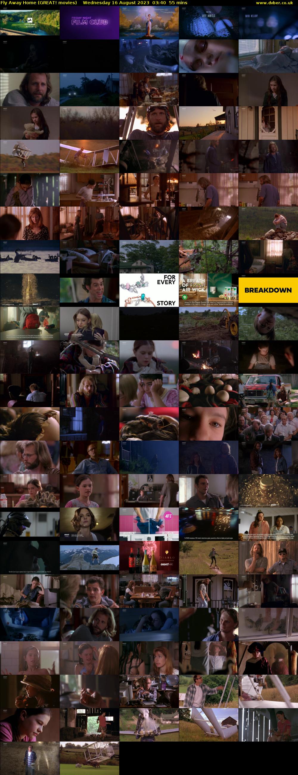 Fly Away Home (GREAT! movies) Wednesday 16 August 2023 03:40 - 04:35