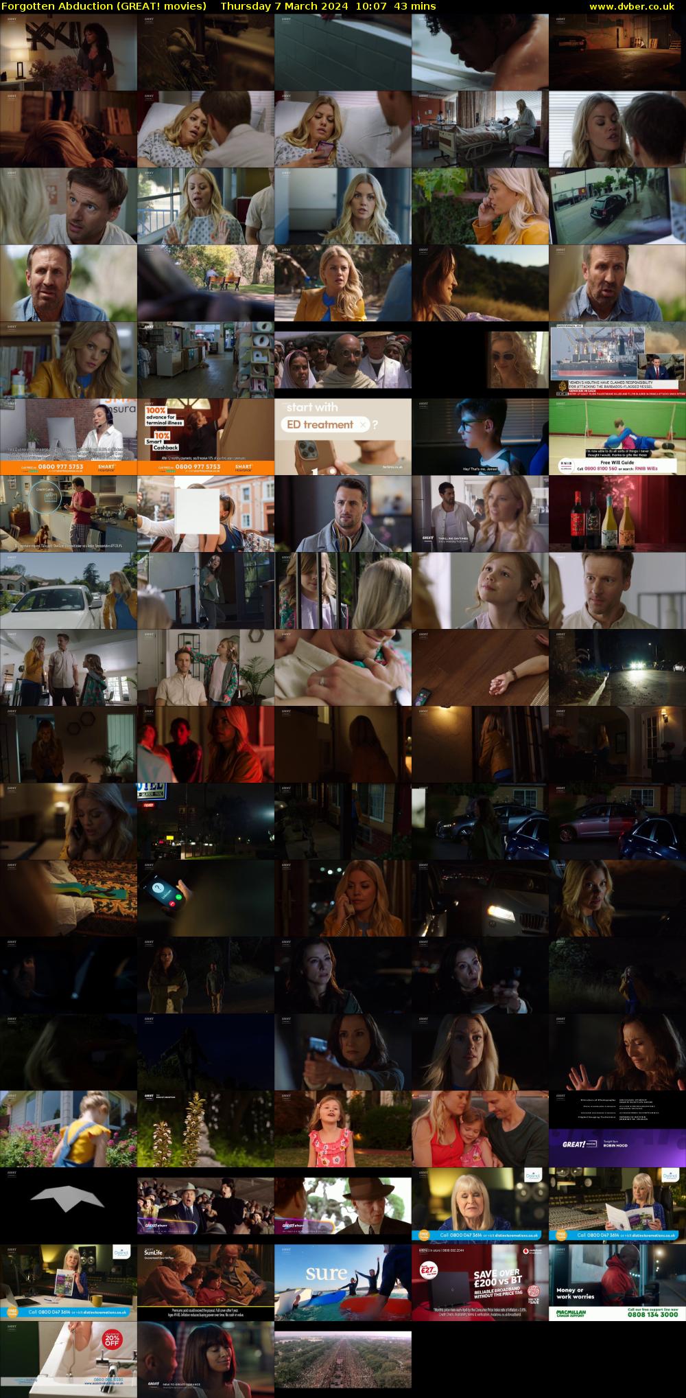 Forgotten Abduction (GREAT! movies) Thursday 7 March 2024 10:07 - 10:50