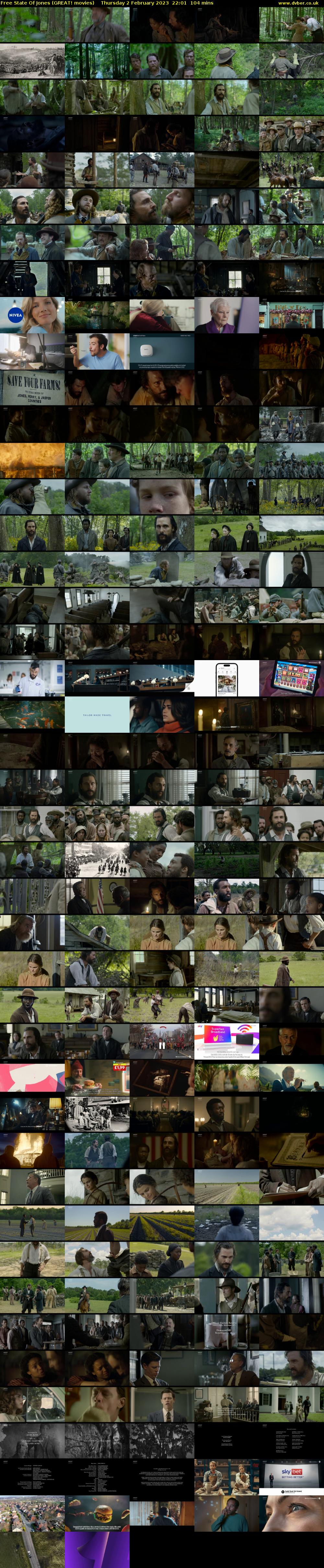 Free State Of Jones (GREAT! movies) Thursday 2 February 2023 22:01 - 23:45