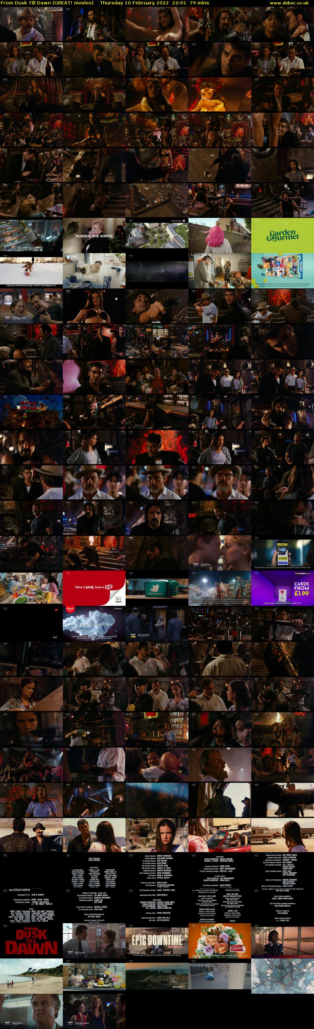 From Dusk Till Dawn (GREAT! movies) Thursday 10 February 2022 22:01 - 23:15