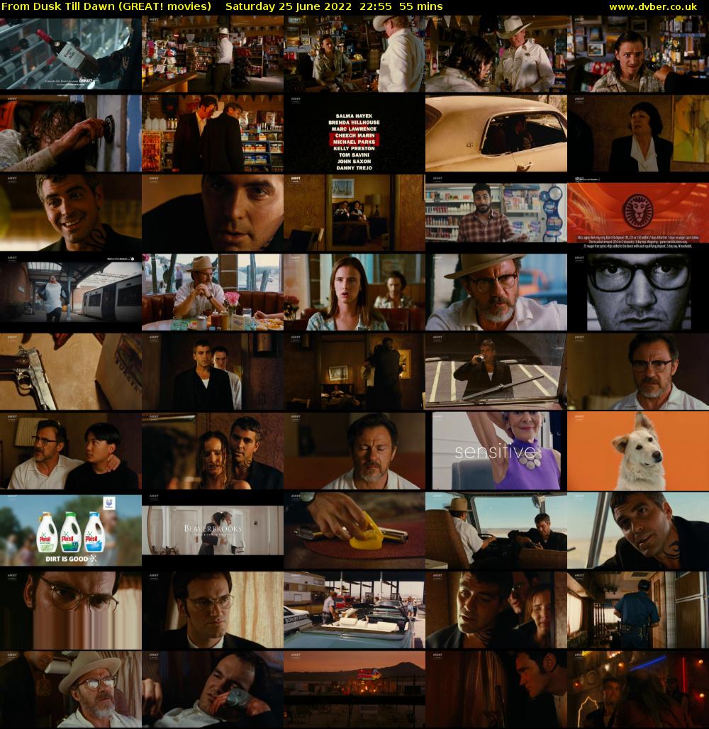 From Dusk Till Dawn (GREAT! movies) Saturday 25 June 2022 22:55 - 23:50