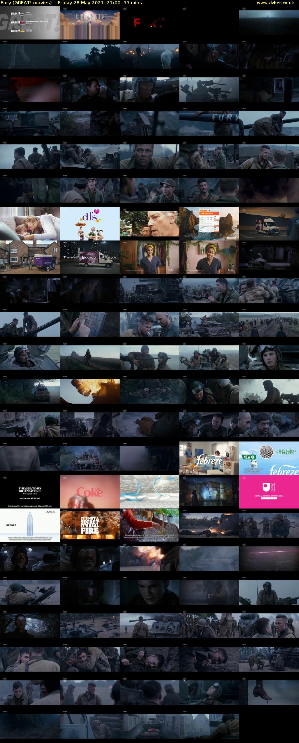 Fury (GREAT! movies) Friday 28 May 2021 21:00 - 21:55