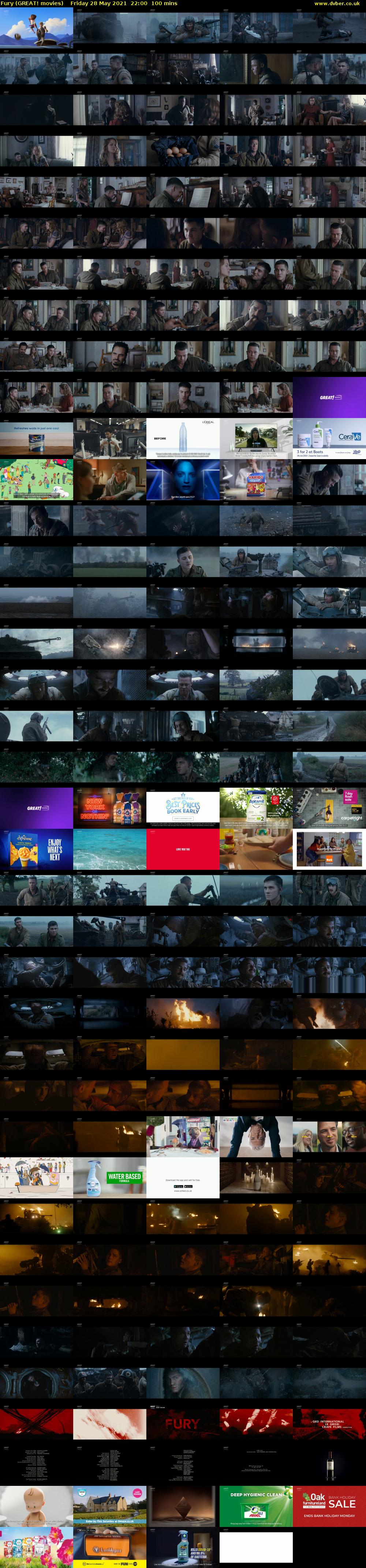Fury (GREAT! movies) Friday 28 May 2021 22:00 - 23:40