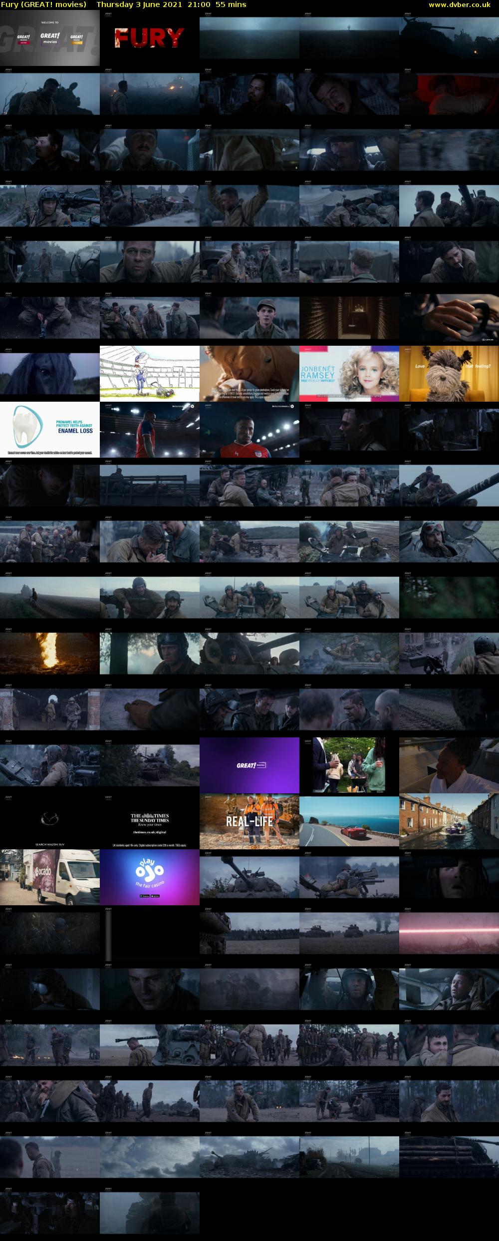 Fury (GREAT! movies) Thursday 3 June 2021 21:00 - 21:55