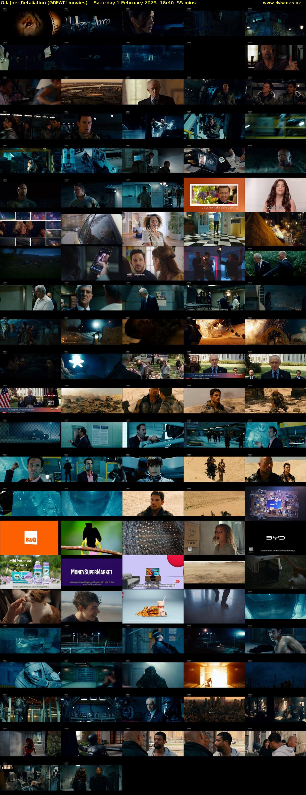 G.I. Joe: Retaliation (GREAT! movies) Saturday 1 February 2025 18:40 - 19:35
