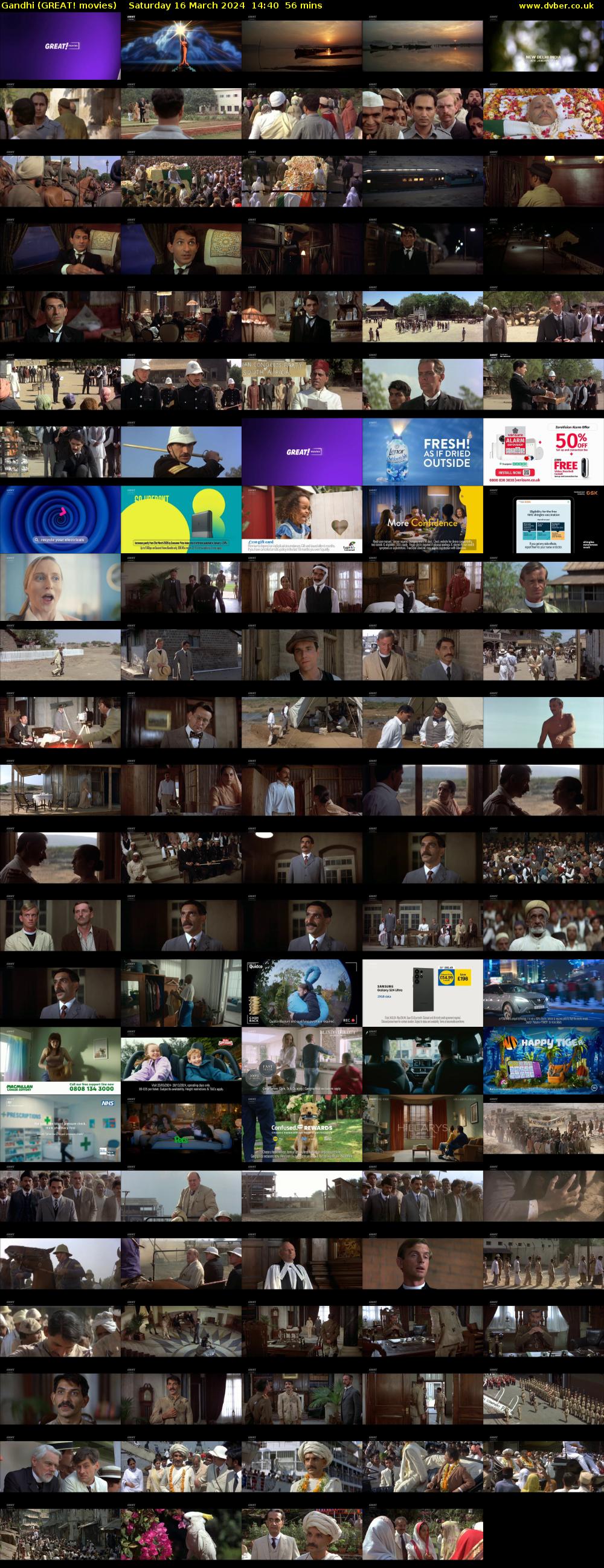 Gandhi (GREAT! movies) Saturday 16 March 2024 14:40 - 15:36