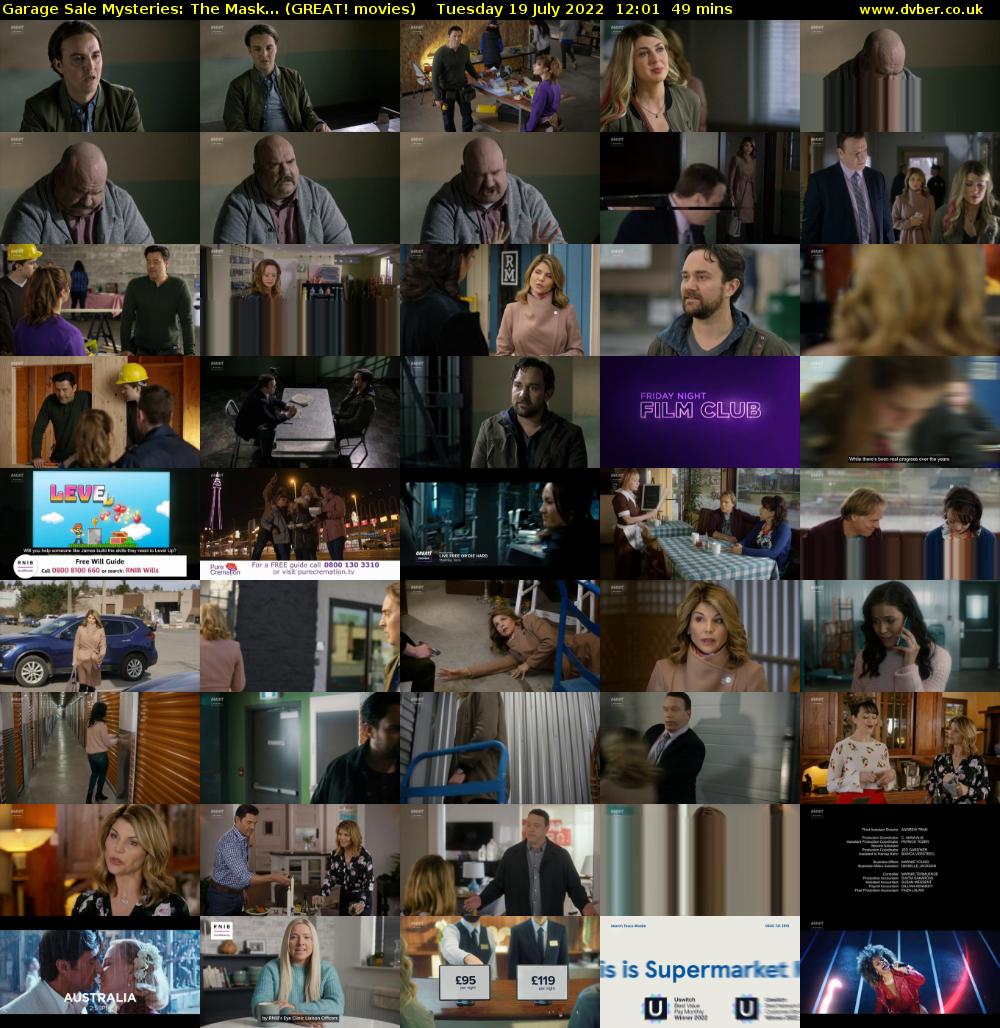 Garage Sale Mysteries: The Mask... (GREAT! movies) Tuesday 19 July 2022 12:01 - 12:50