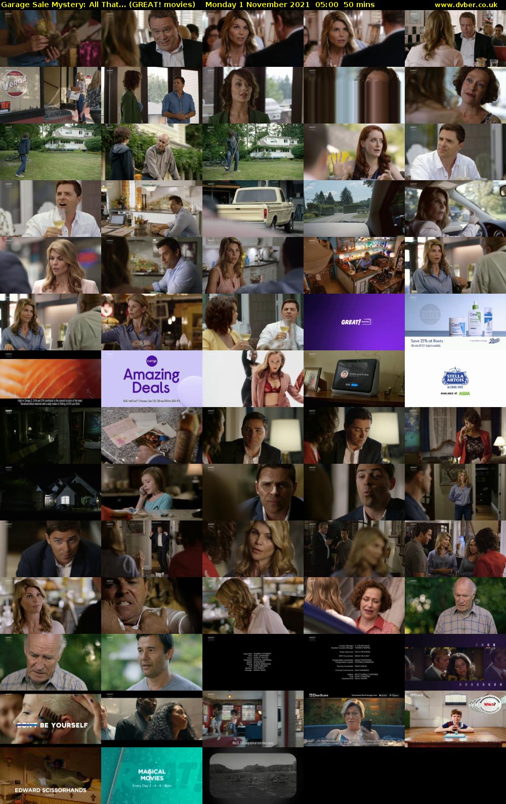 Garage Sale Mystery: All That... (GREAT! movies) Monday 1 November 2021 05:00 - 05:50