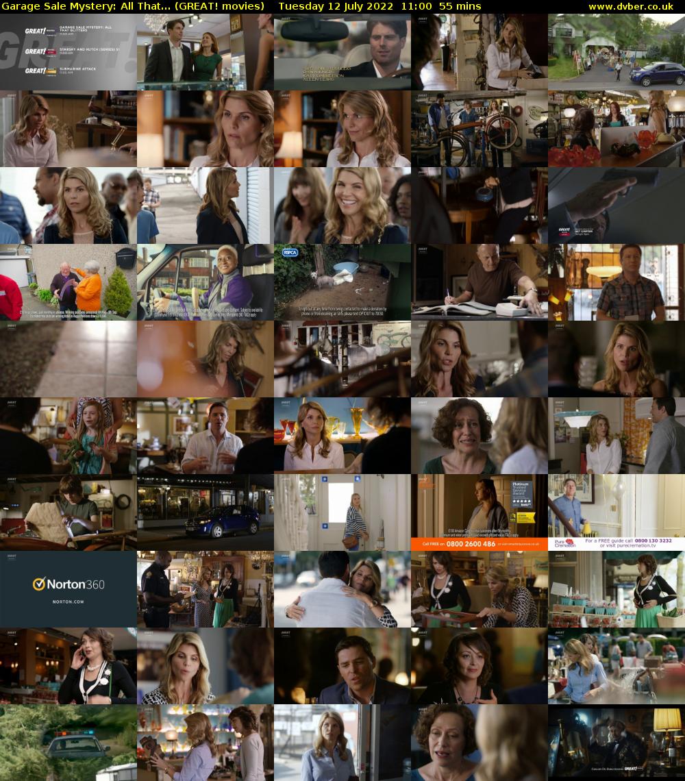 Garage Sale Mystery: All That... (GREAT! movies) Tuesday 12 July 2022 11:00 - 11:55