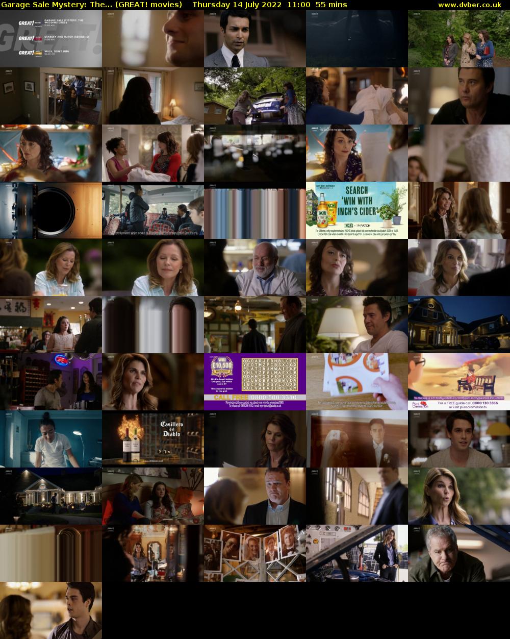 Garage Sale Mystery: The... (GREAT! movies) Thursday 14 July 2022 11:00 - 11:55