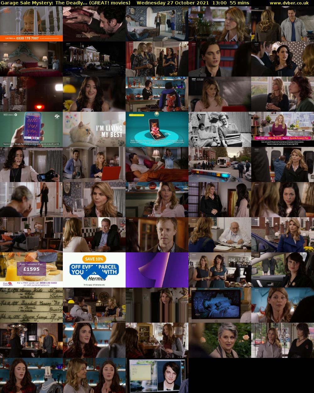 Garage Sale Mystery: The Deadly... (GREAT! movies) Wednesday 27 October 2021 13:00 - 13:55