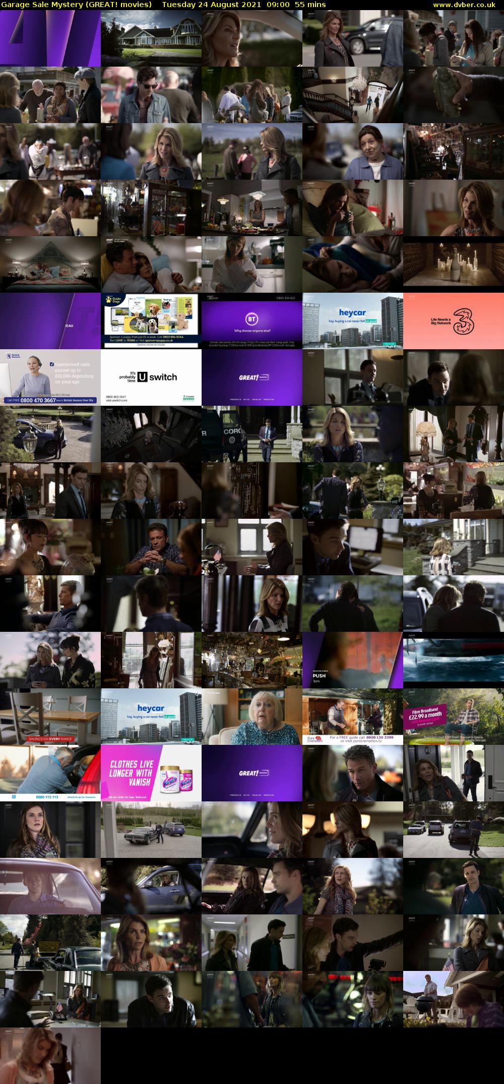 Garage Sale Mystery (GREAT! movies) Tuesday 24 August 2021 09:00 - 09:55