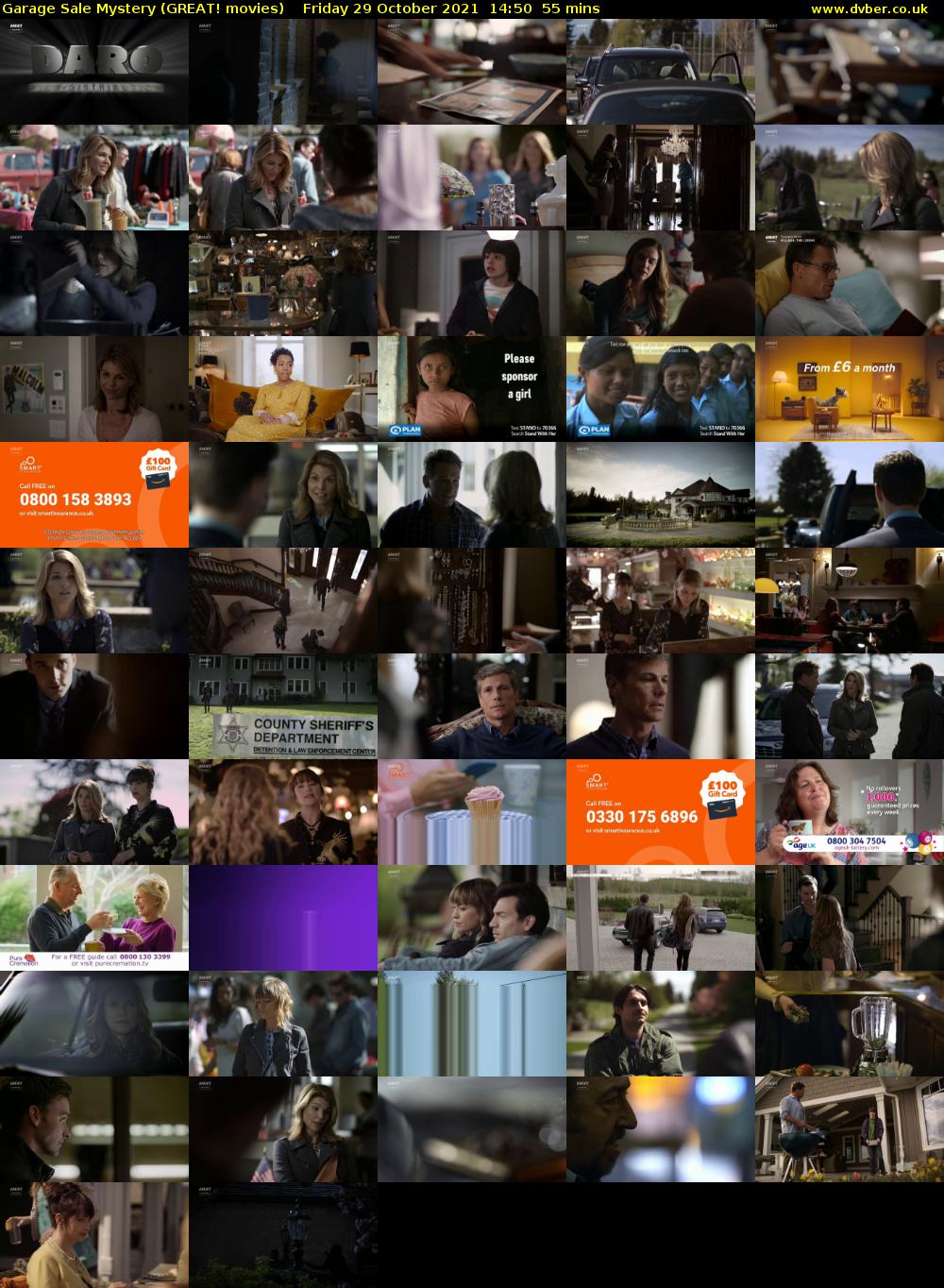 Garage Sale Mystery (GREAT! movies) Friday 29 October 2021 14:50 - 15:45