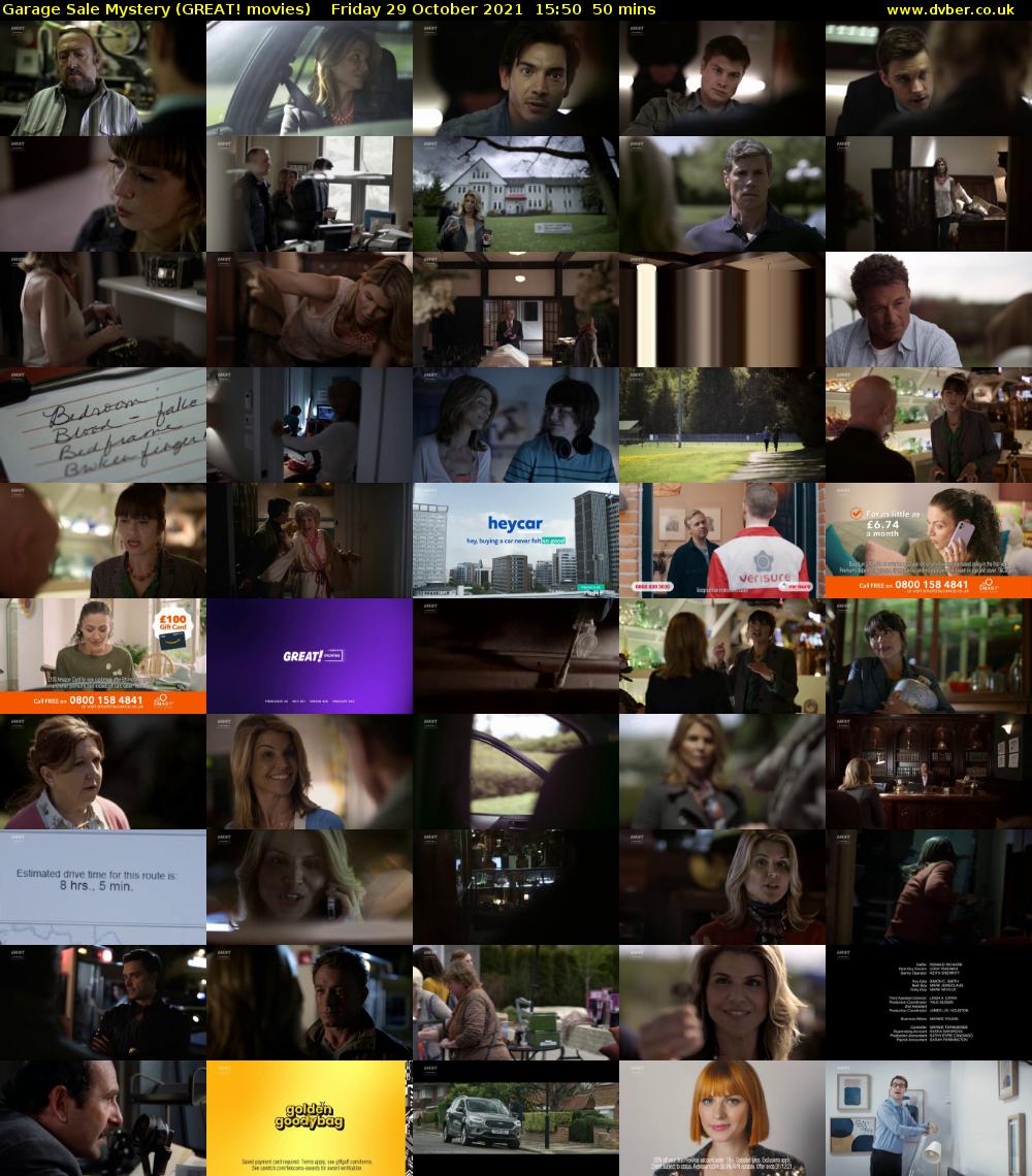 Garage Sale Mystery (GREAT! movies) Friday 29 October 2021 15:50 - 16:40
