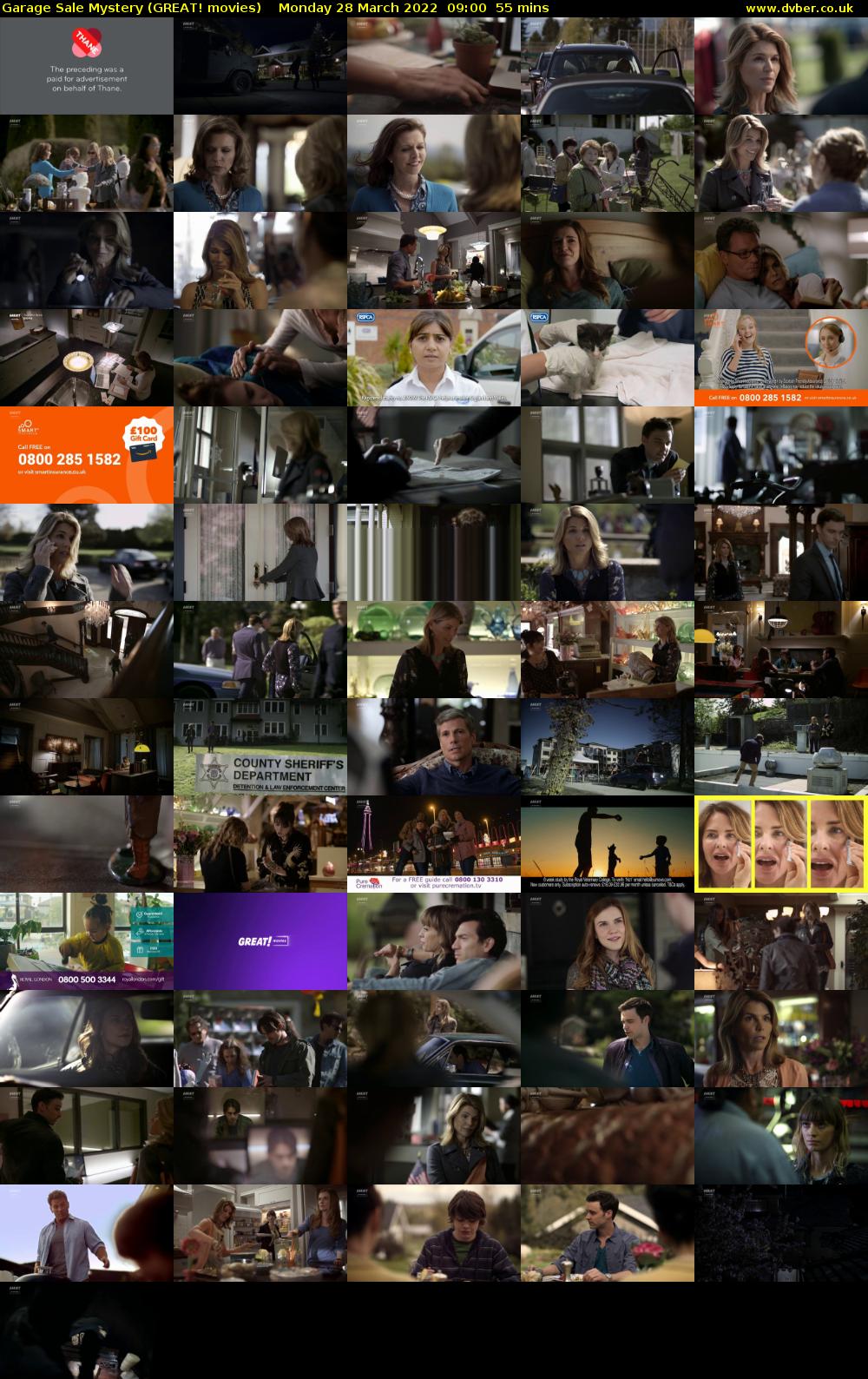 Garage Sale Mystery (GREAT! movies) Monday 28 March 2022 09:00 - 09:55
