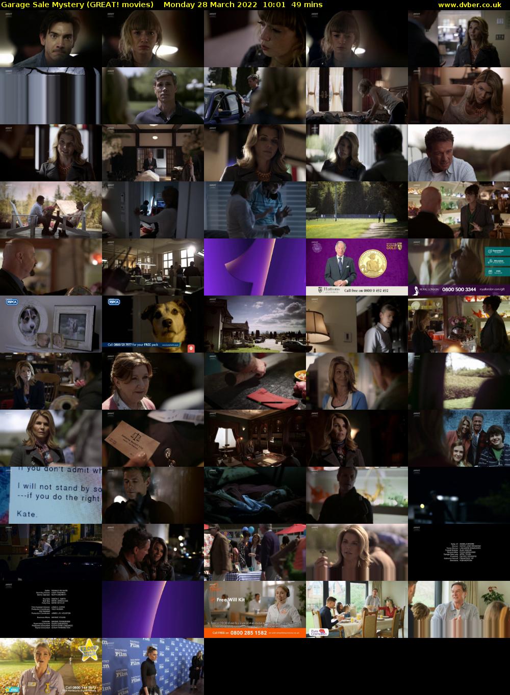 Garage Sale Mystery (GREAT! movies) Monday 28 March 2022 10:01 - 10:50