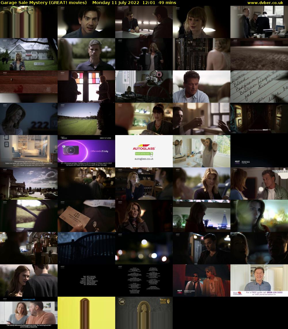 Garage Sale Mystery (GREAT! movies) Monday 11 July 2022 12:01 - 12:50