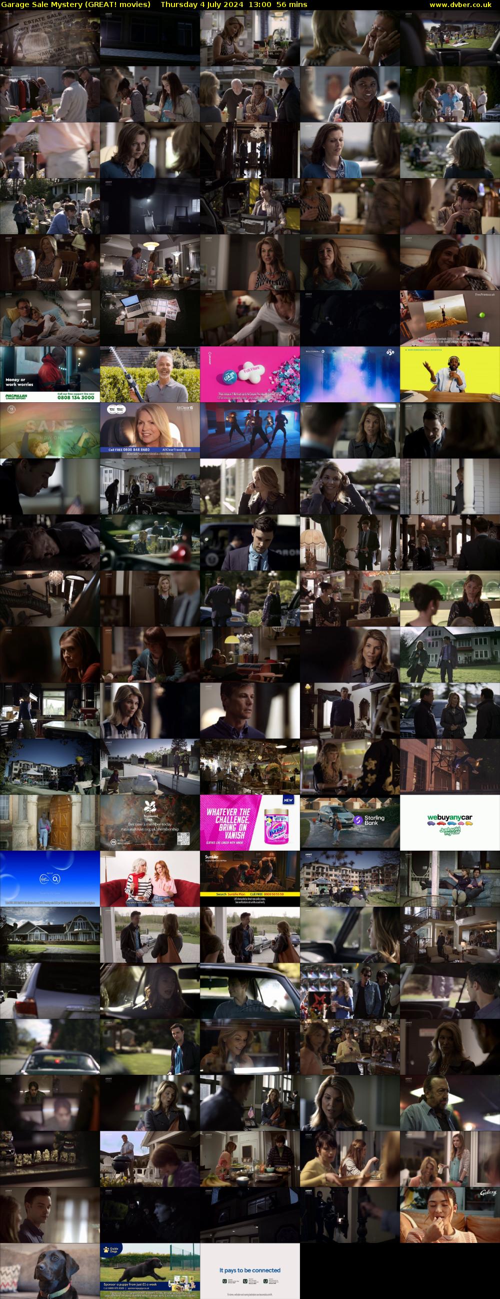 Garage Sale Mystery (GREAT! movies) Thursday 4 July 2024 13:00 - 13:56