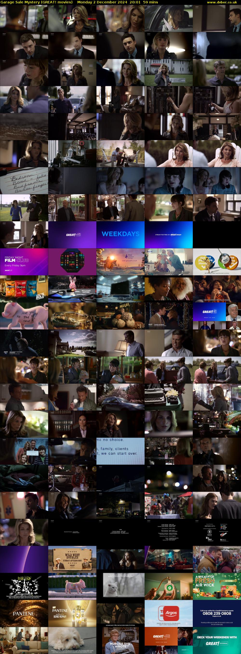 Garage Sale Mystery (GREAT! movies) Monday 2 December 2024 20:01 - 21:00