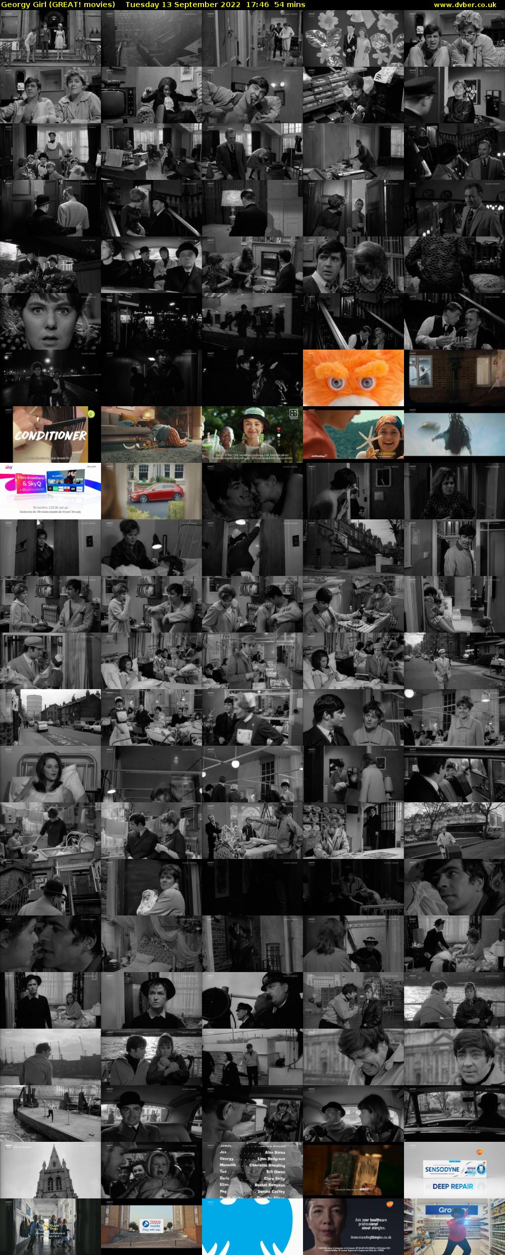 Georgy Girl (GREAT! movies) Tuesday 13 September 2022 17:46 - 18:40