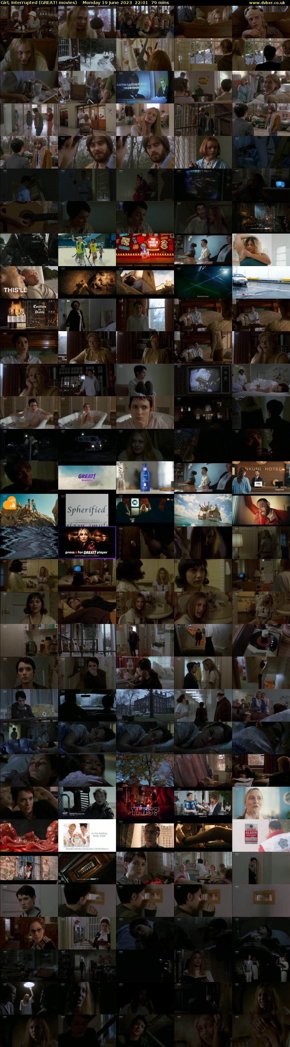 Girl, Interrupted (GREAT! movies) Monday 19 June 2023 22:01 - 23:20